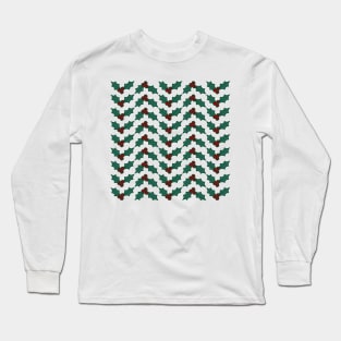 Holly | Christmas Holly | Holly Berries Long Sleeve T-Shirt